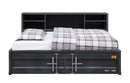 Cargo Daybed w/Trundle (Twin) & Storage, Gunmetal Finish Acme