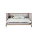 Charlton Daybed (Twin), Beige Linen & Weathered Oak Finish Acme