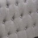 Justice Daybed w/Trundle (Twin), Smoke Gray Fabric Acme