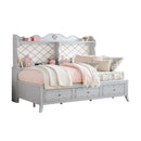 Edalene Daybed w/USB & Storage (Twin), Gray Finish Acme