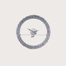 Kachina Wall Clock, Mirrored & Faux Gems Acme