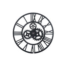 Dominic Wall Clock, Mirrored Acme