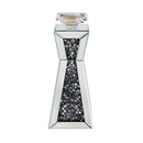 Noralie Candle Holder 2Pc, Mirrored, Faux Diamonds Acme