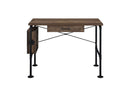 Endang Writing Desk, Weathered Oak & Black Finish Acme