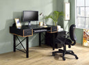 Settea Computer Desk, Black Finish Acme