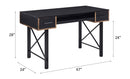 Settea Computer Desk, Black Finish Acme