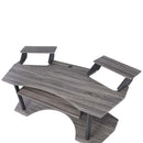 Eleazar 71" Music Studio Desk, Black Oak Finish Acme