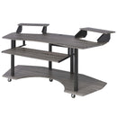 Eleazar 71" Music Studio Desk, Black Oak Finish Acme