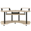 Eleazar 71" Music Studio Desk, Natural Oak Finish Acme