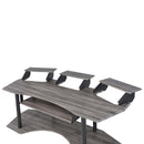 Eleazar 83" Music Studio Desk, Black Oak Finish Acme