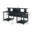 Megara Music Desk, Black Finish Acme