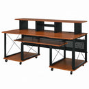 Megara Music Desk, Cherry & Black Finish Acme