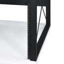 Megara Music Desk, White & Black Finish Acme