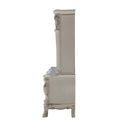 Dresden Computer Desk & Hutch, Bone White Finish Acme