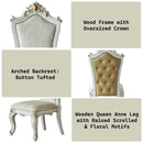 Picardy Side Chair 2Pc, Butterscotch Faux Leather Acme