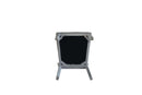 House Marchese Side Chair 2Pc, Two Tone Gray Fabric & Pearl Gray Finish Acme