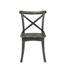 Kendric Side Chair 2Pc, Rustic Gray Finish Acme