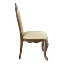 Latisha Side Chair 2Pc, Antique Oak Finish Acme
