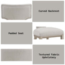 Kasa Side Chair 2Pc, Linen & Champagne Finish Acme