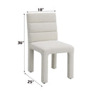 Hettie Side Chair 2Pc, Beige Boucle Acme
