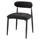 Jaramillo Side Chair 2Pc, Black Fabric & Black Finish Acme