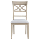 Ferris Side Chair 2Pc, Antique Gray Finish Acme