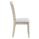 Ferris Side Chair 2Pc, Antique Gray Finish Acme