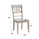 Ferris Side Chair 2Pc, Antique Gray Finish Acme
