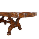 Dresden Dining Table, Cherry Oak Finish Acme