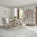 Gorsedd Dining Table, Golden Ivory Finish Acme