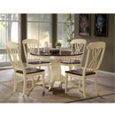 Dylan Dining Table, Buttermilk & Oak Finish Acme