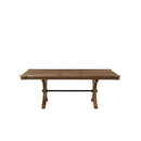 Harald Dining Table, Gray Oak Finish Acme