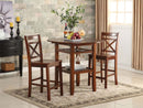 Tartys Counter Height Table, Cherry Finish Acme