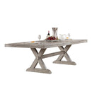 Rocky Dining Table, Gray Oak Finish Acme