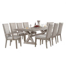 Rocky Dining Table, Gray Oak Finish Acme