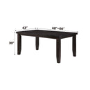 Urbana Dining Table, Espresso Finish Acme