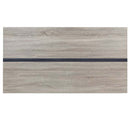 Patwin Dining Table, Gray Oak & Black Finish Acme