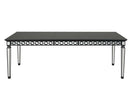 Varian II Dining Table, Mirrored & Black Finish Acme