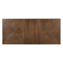 Pascaline Dining Table, Rustic Brown & Oak Finish Acme