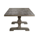 Landon Dining Table w/Leaf, Salvage Gray Finish Acme
