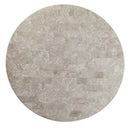 Karsen Dining Table, Natural Marble Top & Rustic Oak Finish Acme