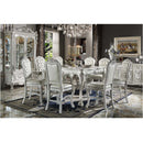 Dresden Counter Height Table, Bone White Finish Acme