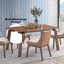 Ginny Dining Table, Walnut Finish Acme