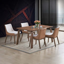 Ginny Dining Table, Walnut Finish Acme