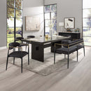Jaramillo Dining Table, Black Finish Acme