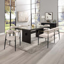 Jaramillo Dining Table, Black Finish Acme