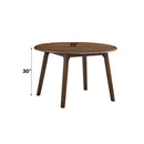 Keiki Round Dining Table, Walnut Finish Acme