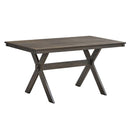 Marit Dining Table, Gray Finish Acme