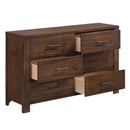 Merrilee 6 Drawers  Dresser, Oak Finish Acme