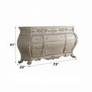 Ragenardus 11 Drawers  Dresser, Antique White Finish Acme